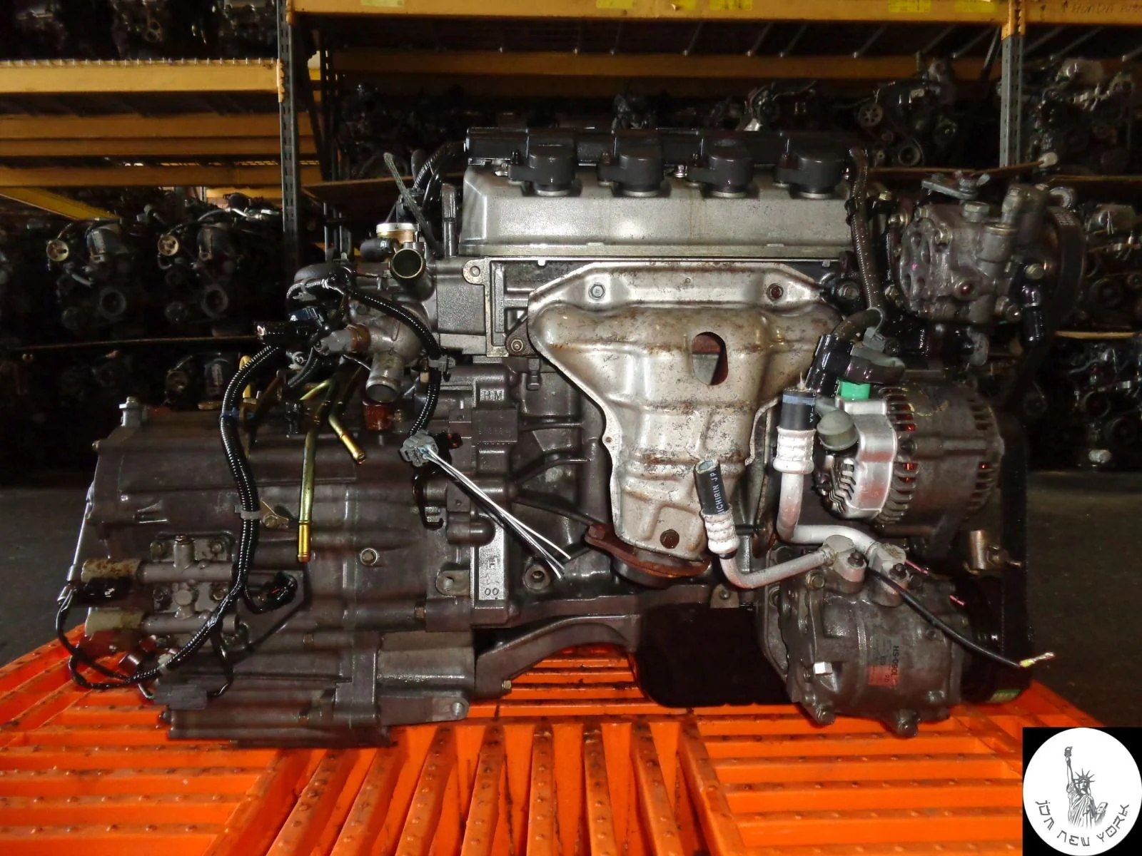 2001 2002 2003 2004 2005 Honda Civic 1.7L Sohc Vtec Engine & Automatic Transmission JDM d17a slxa sjma - Image 3
