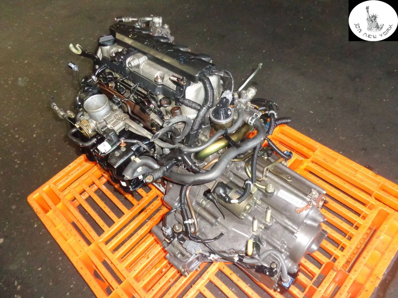 2001 2002 2003 2004 2005 Honda Civic 1.7L Sohc Vtec Engine & Automatic Transmission JDM d17a slxa sjma - Image 8