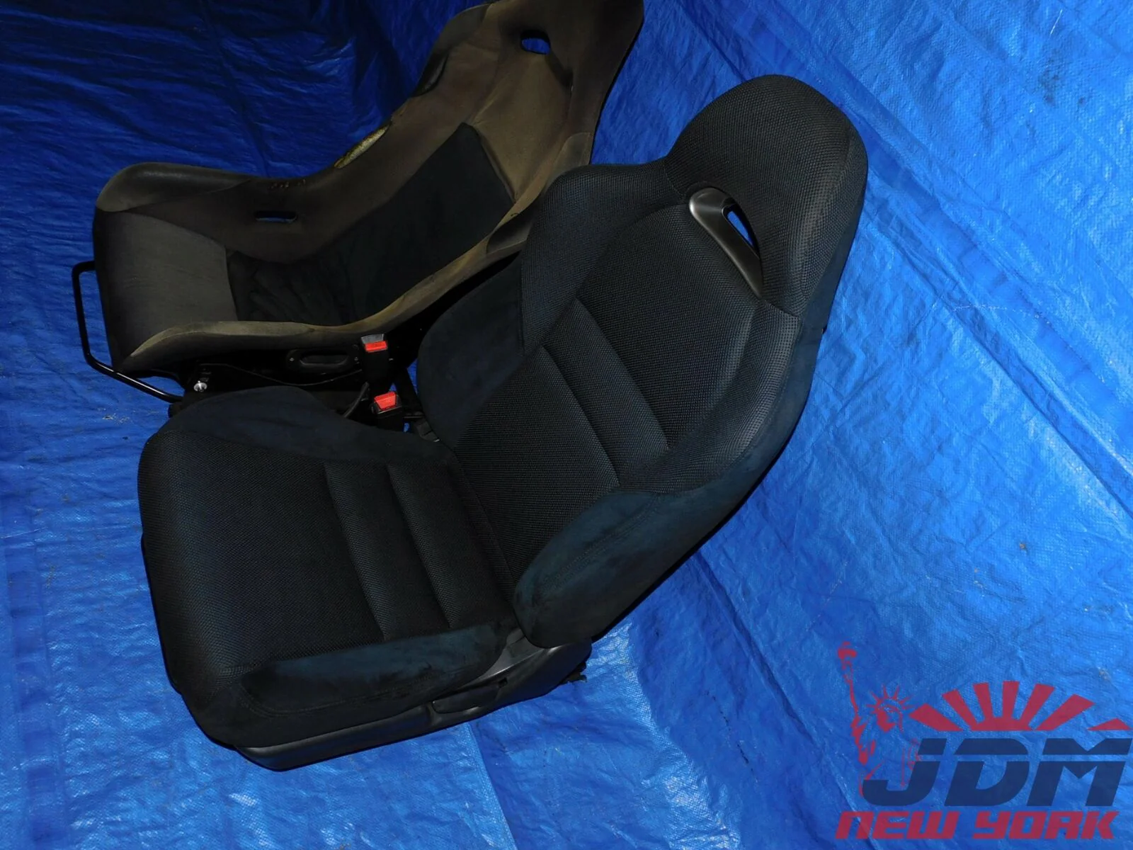 JDM 2002-2006 HONDA INTEGRA TYPE R ACURA RSX DC5 OEM BUCKET SEATS W/ RAILS #2 - Image 8