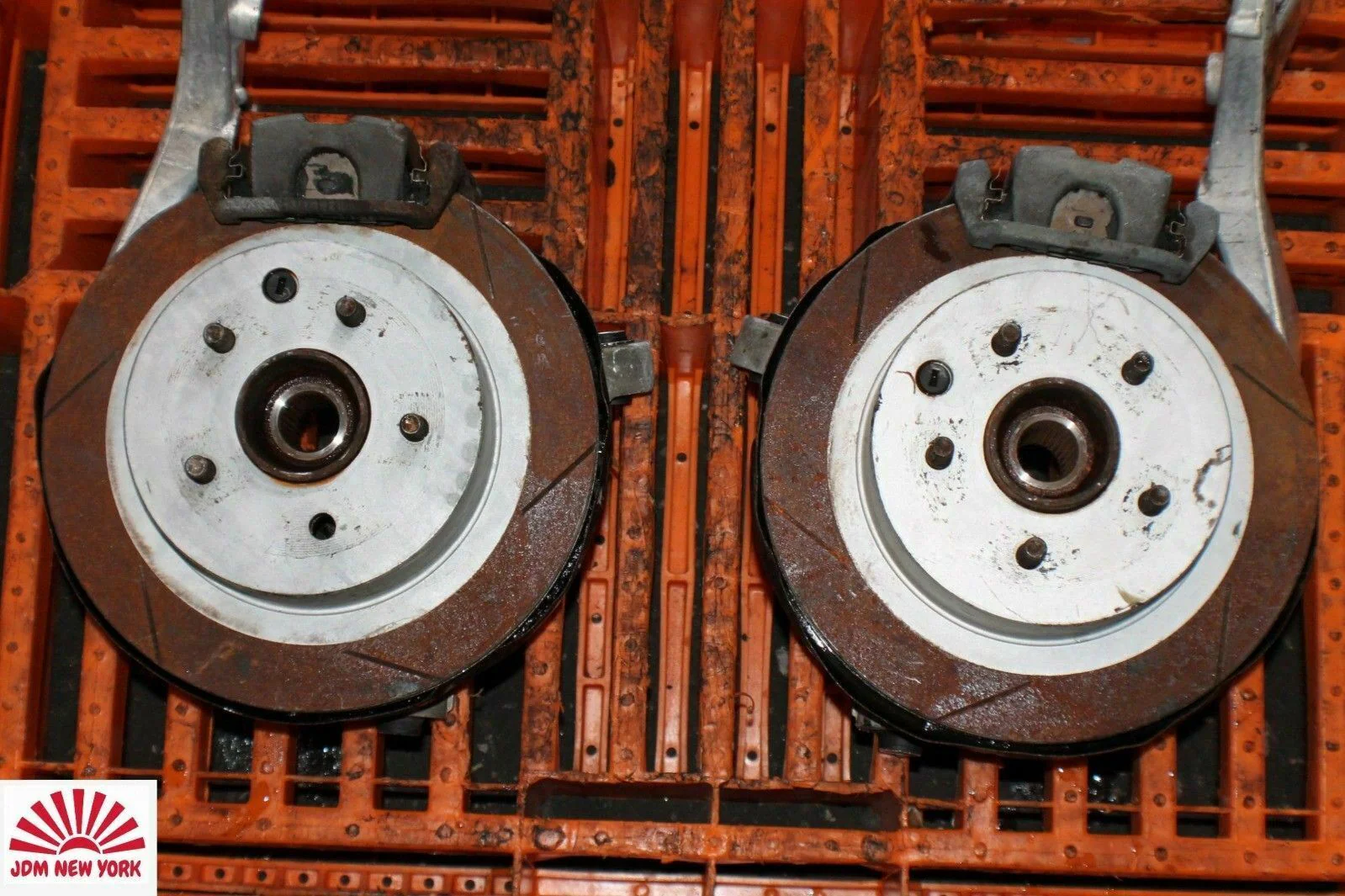 Jdm Nissan 350z z33 Oem Front Rear Spindle Brakes Knuckles Hubs Rotors Set Vq35 - Image 6