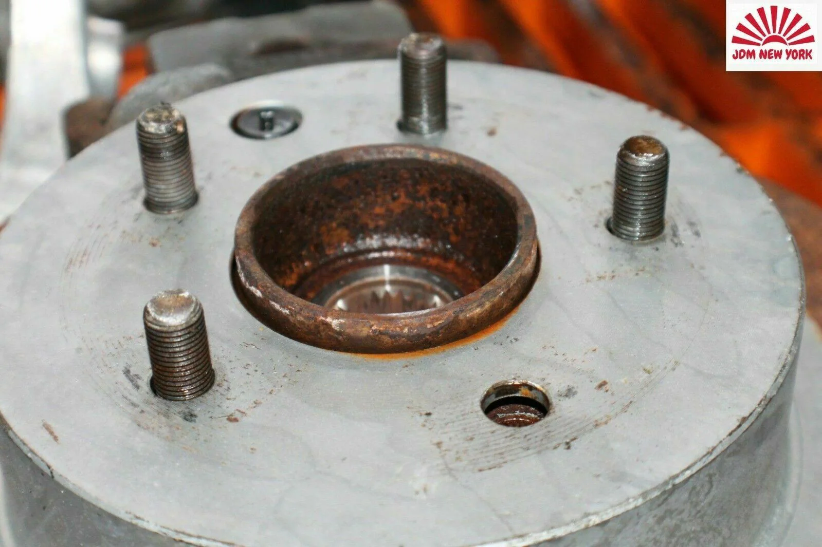 Jdm Nissan 350z z33 Oem Front Rear Spindle Brakes Knuckles Hubs Rotors Set Vq35 - Image 7